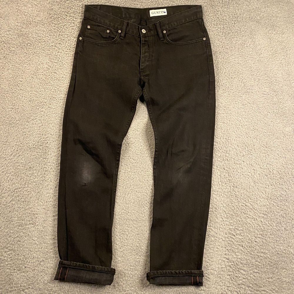 Gustin Men's Black Skinny Jeans